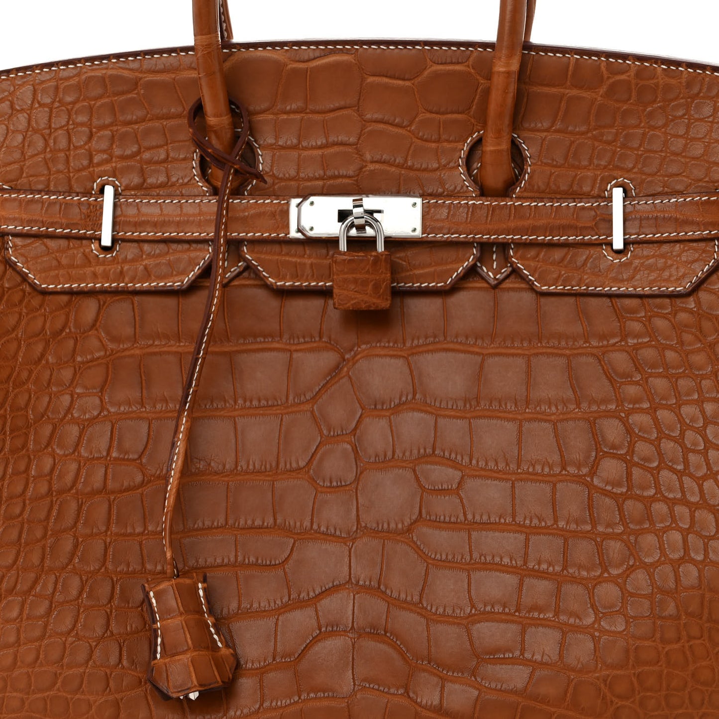 Matte Alligator Birkin 35 Fauve
