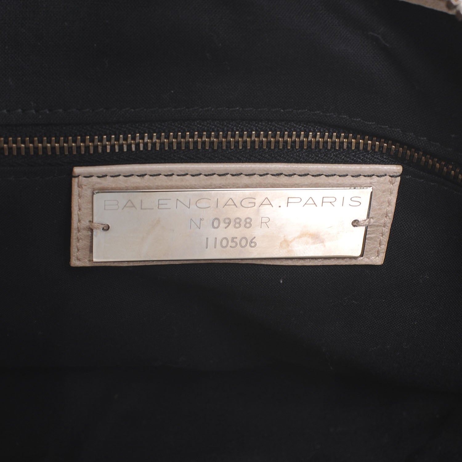 Balenciaga Agneau Weekender Praline 6 of 7