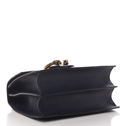Gucci Moon Calfskin Bamboo Web Medium Dionysus Top Handle Bag Blue Emerald Hibiscus Red 4 of 10