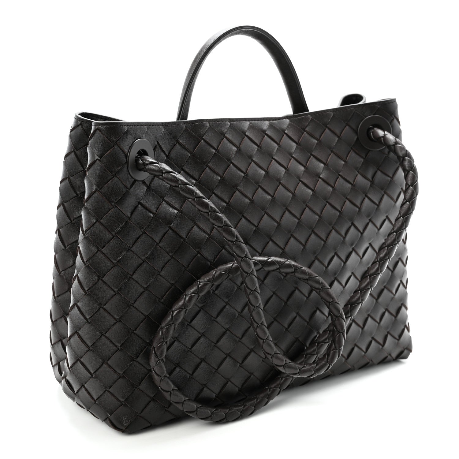 Bottega Veneta Nappa Intrecciato Medium Andiamo Shoulder Bag Fondant 3 of 9