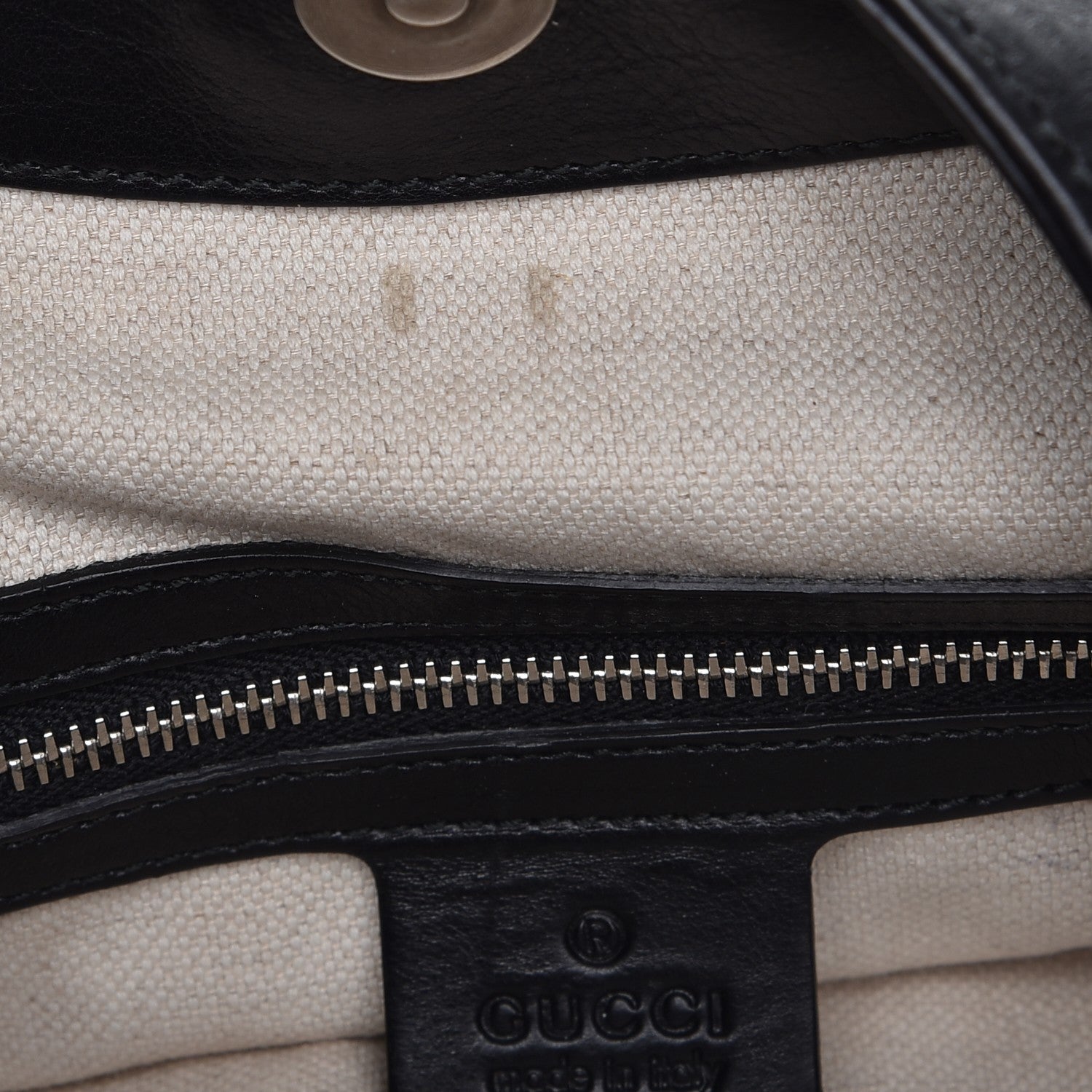 Gucci Soft Calfskin Icon Hobo Black 8 of 17