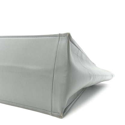 Christian Dior Calfskin Embossed Medium Book Tote Grey Stone 9 of 9