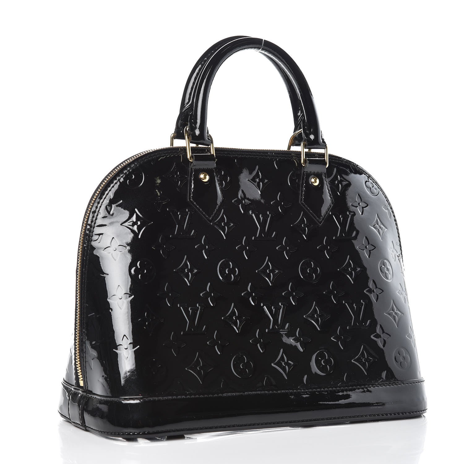 Louis Vuitton Vernis Alma PM Noir Magnetique 3 of 9