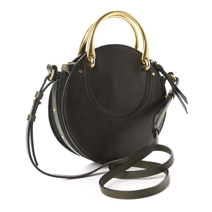 Chloe Calfskin Suede Small Pixie Bag Intense Green 3 of 12