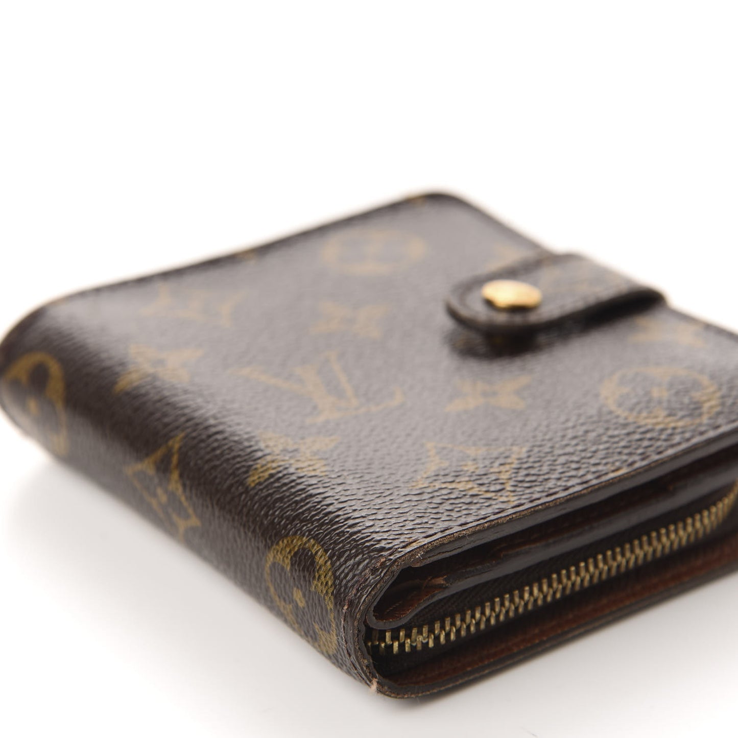 Monogram Compact Zippe Zipped Wallet