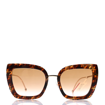 Fendi Acetate Metal F is Fendi FF Square Cat Eye Sunglasses FF 0424/F/S Havana 2 of 5