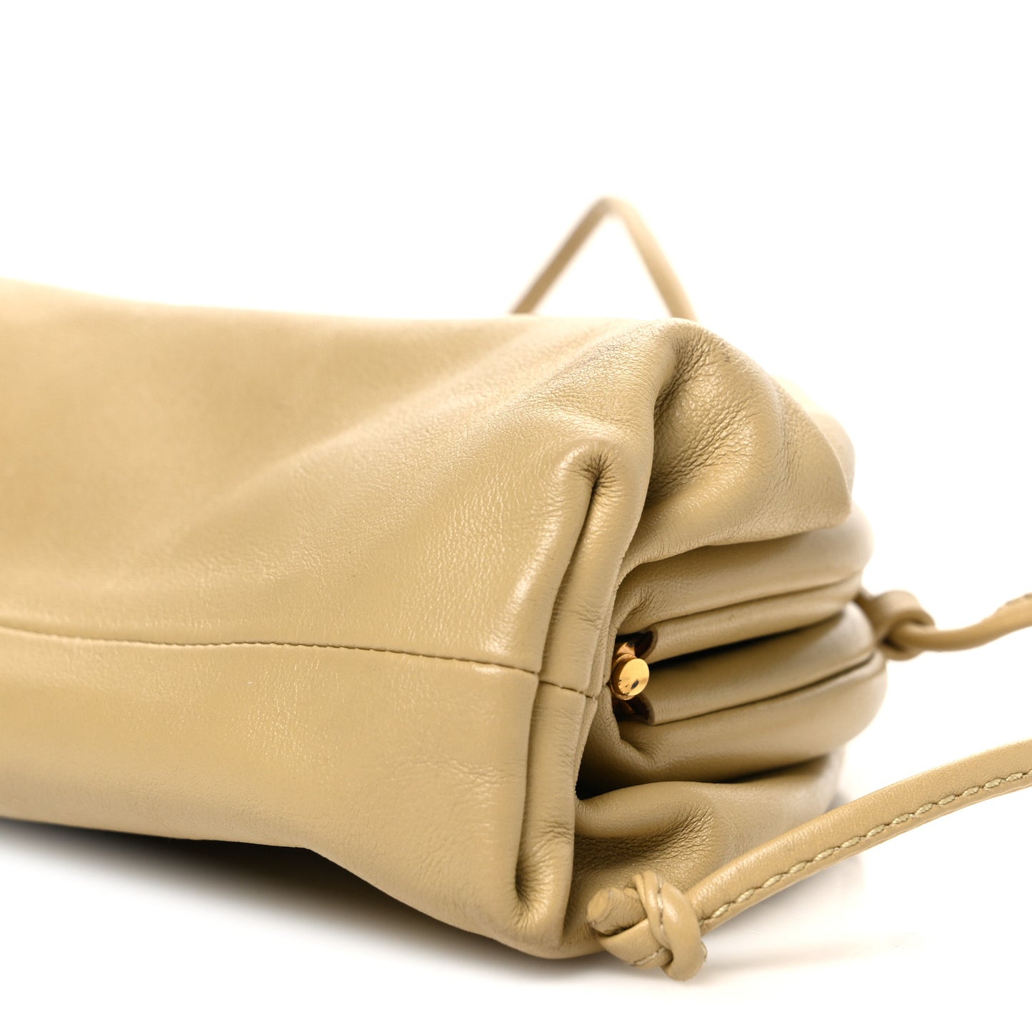 Butter Calfskin The Mini Pouch Almond
