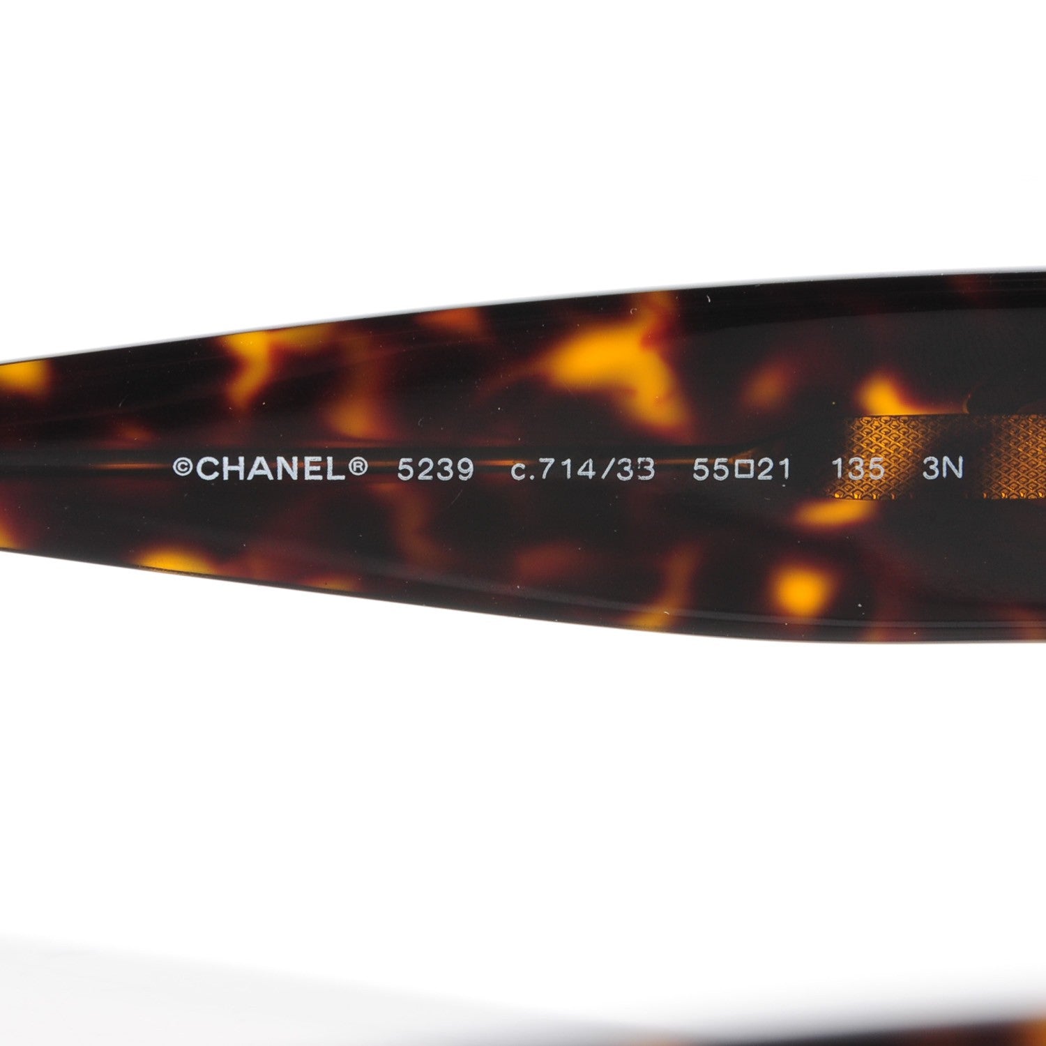 Chanel Tortoise Shell CC Sunglasses 5239 4 of 10