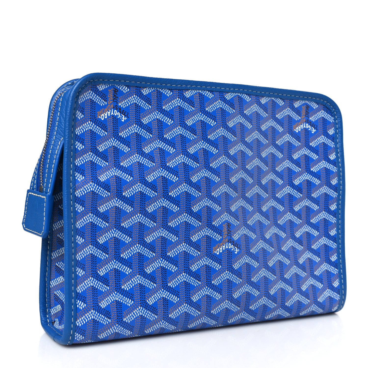 Goyard Goyardine Jouvence Toiletry Pouch Sky Blue 3 of 7