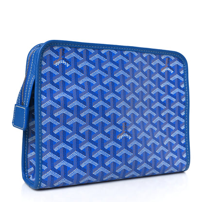 Goyard Goyardine Jouvence Toiletry Pouch Sky Blue 3 of 7