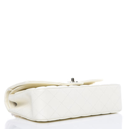 Chanel Caviar Quilted Medium Double Flap White 4 of 11