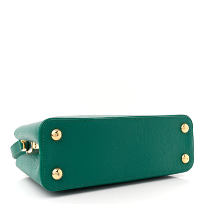 Louis Vuitton LOUIS VUITTON Taurillon Abalone Capucines BB Emerald 4 of 9