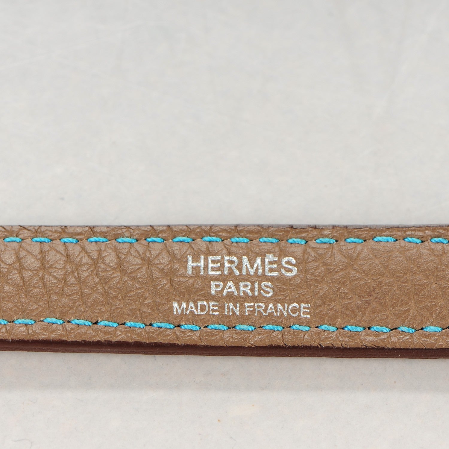 Hermes Togo Kelly Retourne Eclat 35 Etoupe Bleu Azteque 21 of 23