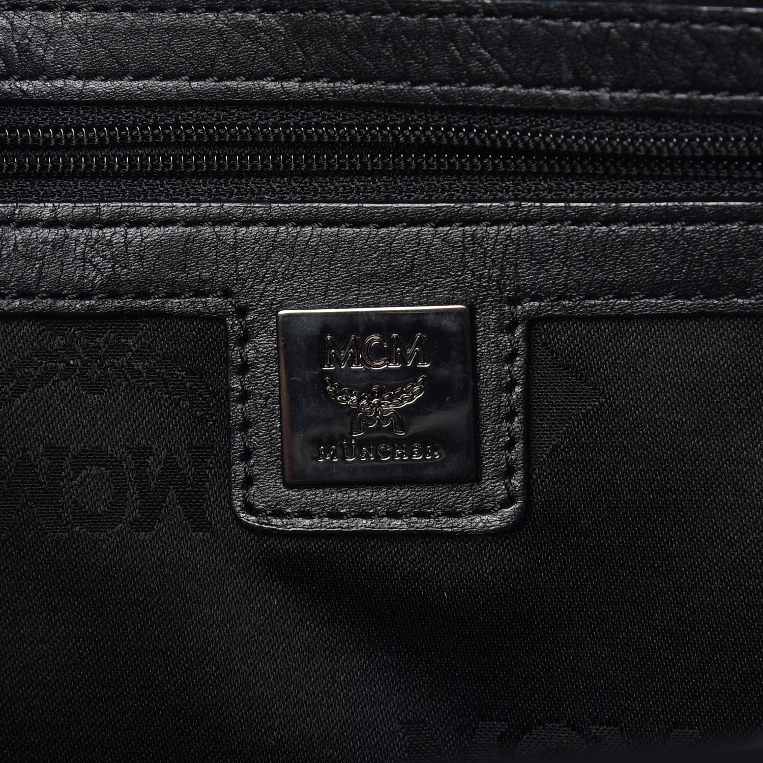 MCM Visetos Studded Small Dual Stark Backpack Black 6 of 9