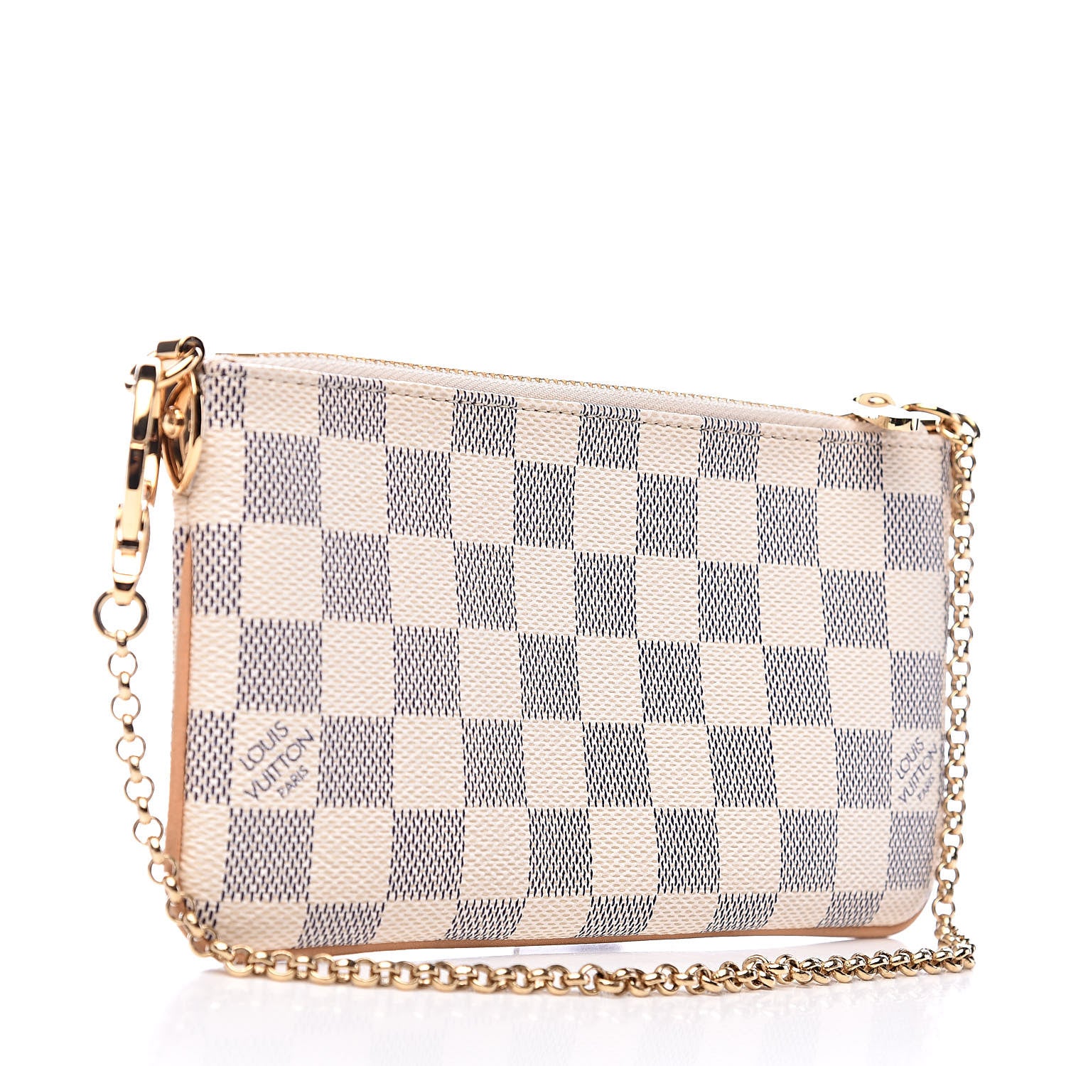 Louis Vuitton Damier Azur Pochette Milla MM 3 of 10