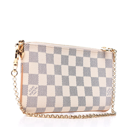 Louis Vuitton Damier Azur Pochette Milla MM 3 of 10