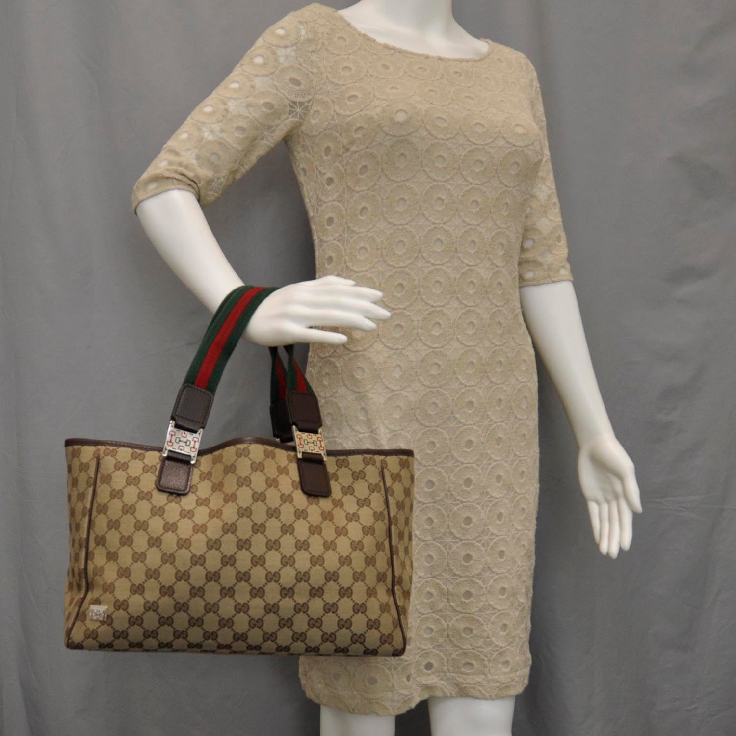 Gucci GG Monogram Pop Tote Brown 2 of 9