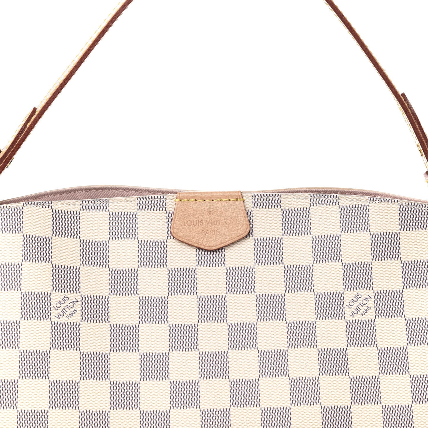 Damier Azur Graceful PM Rose Ballerine