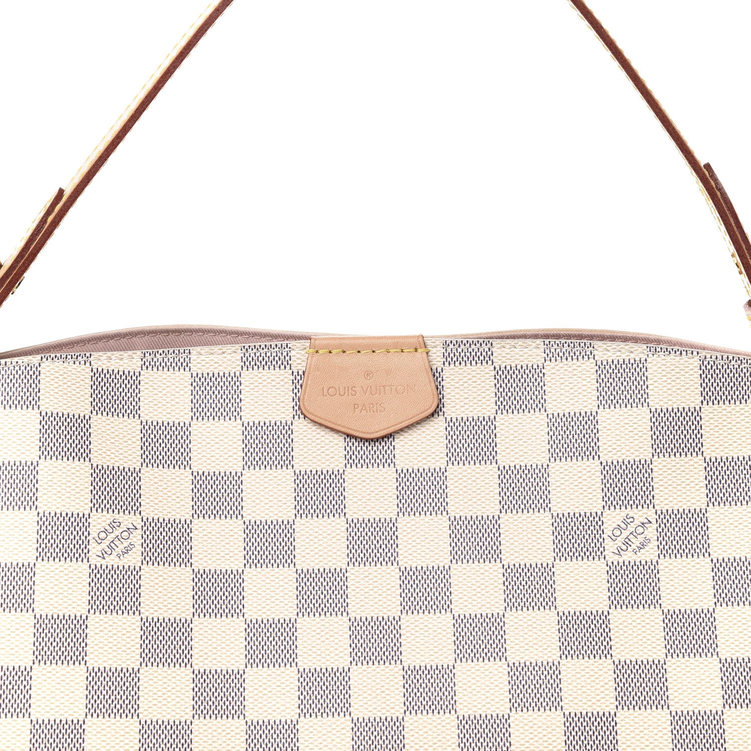 Louis Vuitton Damier Azur Graceful PM Rose Ballerine 11 of 12