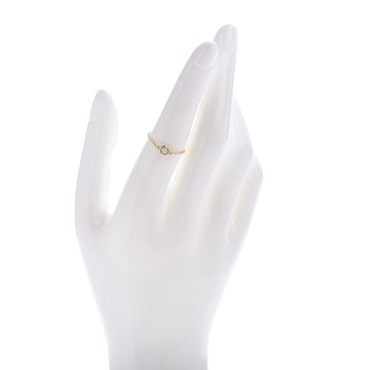 Tiffany 18K Yellow Gold Diamond .07ct Elsa Peretti Diamonds By The Yard Ring 52 6 2 of 4