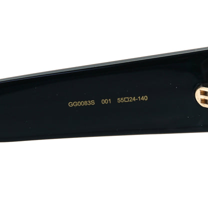 Gucci Acetate Square Frame Sunglasses GG0083S Glitter Red Black Green 4 of 6