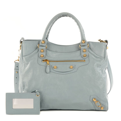 Balenciaga Agneau Giant 12 Gold Hardware Velo Bleu Opaline 1 of 8