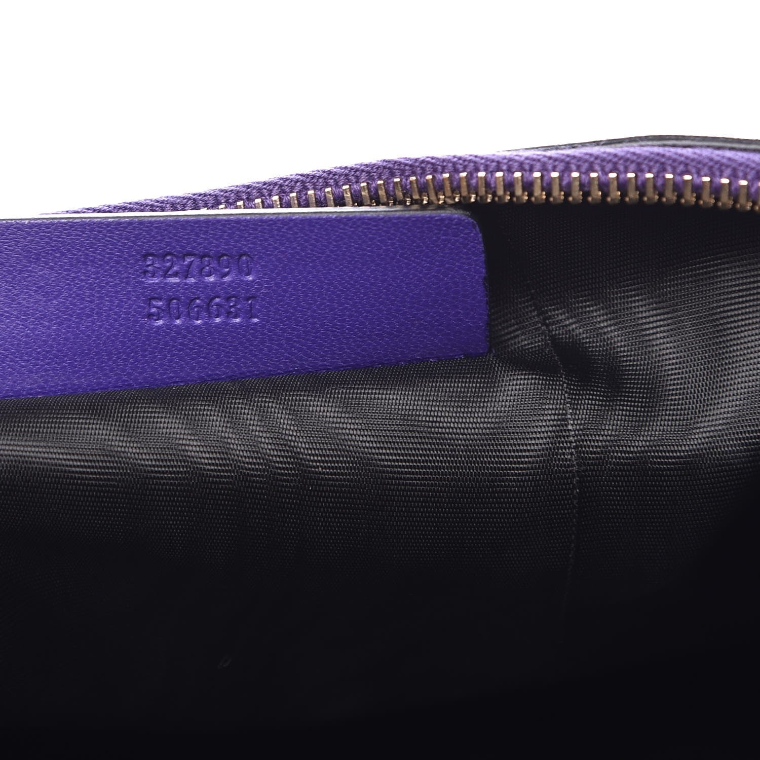 Alexander McQueen Nappa Skull Zipped Pouch Purple 7 of 8