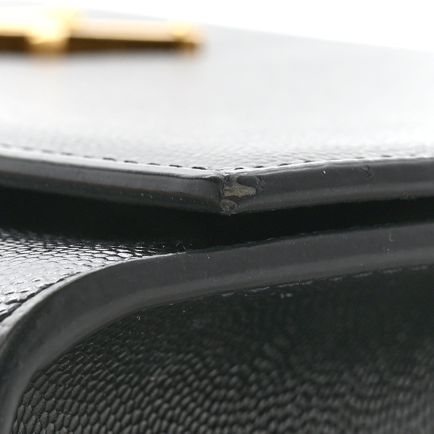 Grain De Poudre Medium Classic Monogram Kate Satchel Black