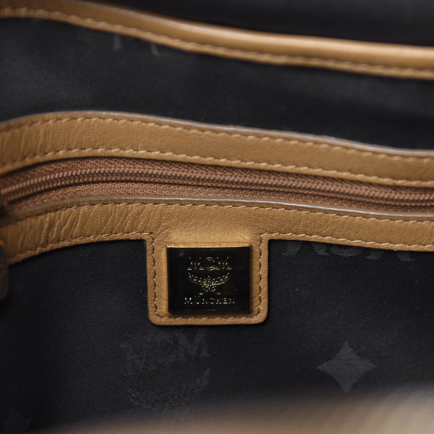 Visetos Studded Medium Stark M Backpack Cognac