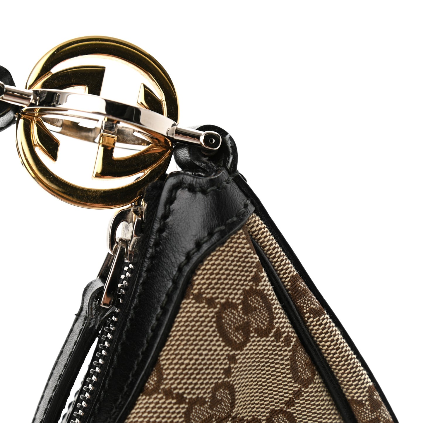 Monogram Medium GG Twins Hobo Black