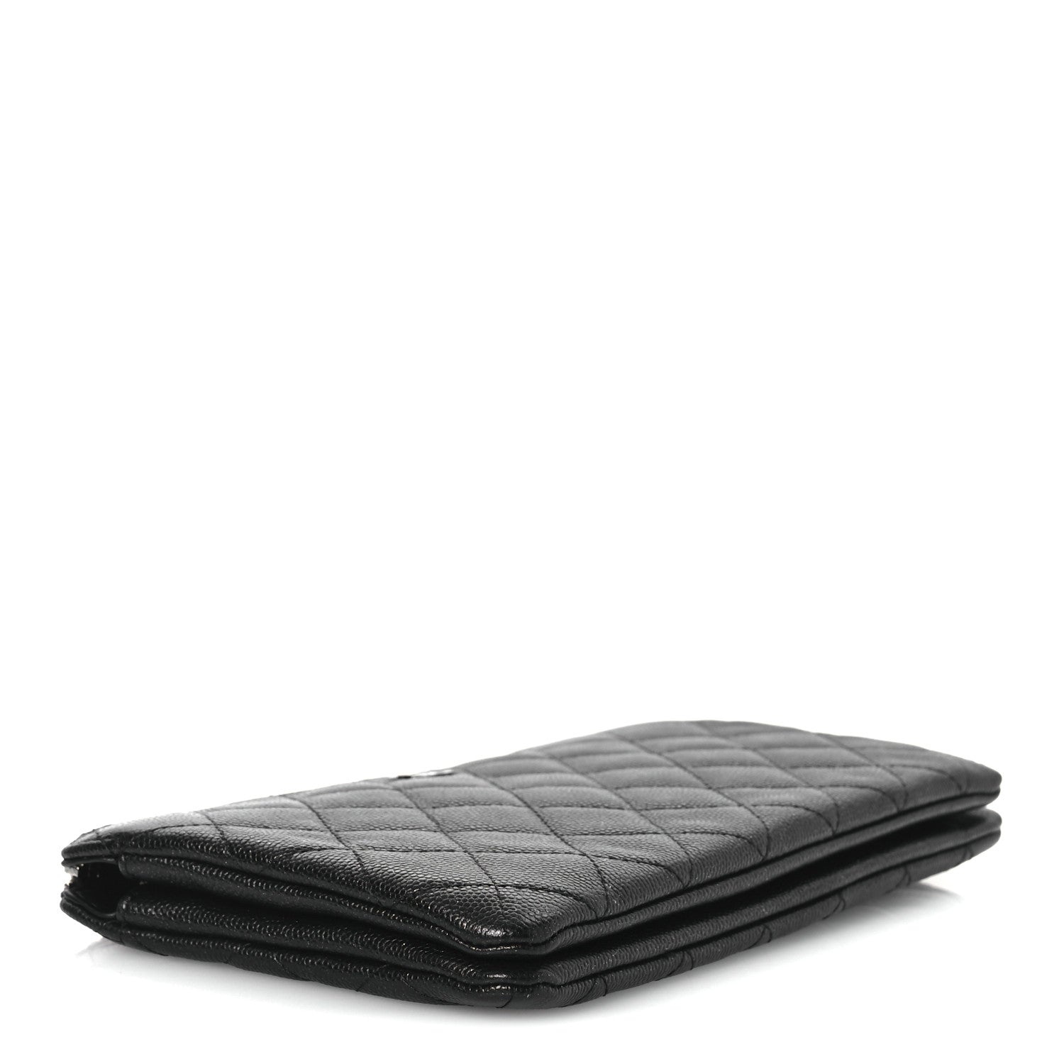 Chanel Iridescent Caviar Quilted Small Zipped Pouch Black 4 of 9