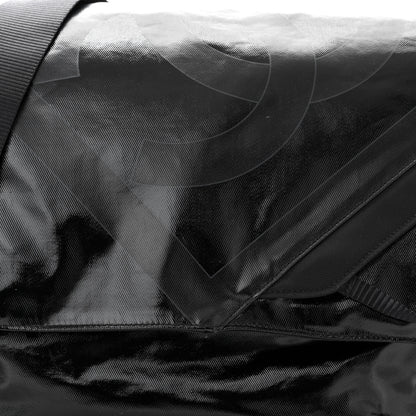 Chanel Coated Canvas Sport Messenger Black 8 of 10
