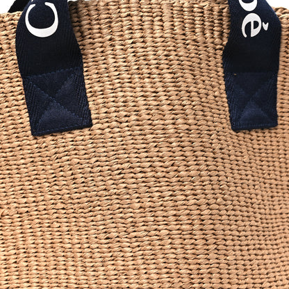 Chloe X MIFUKO Raffia Kids Basket Bag Black Beige 7 of 10