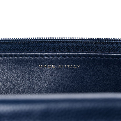 Chanel Caviar Quilted Wallet On Chain WOC Navy Blue 8 of 11