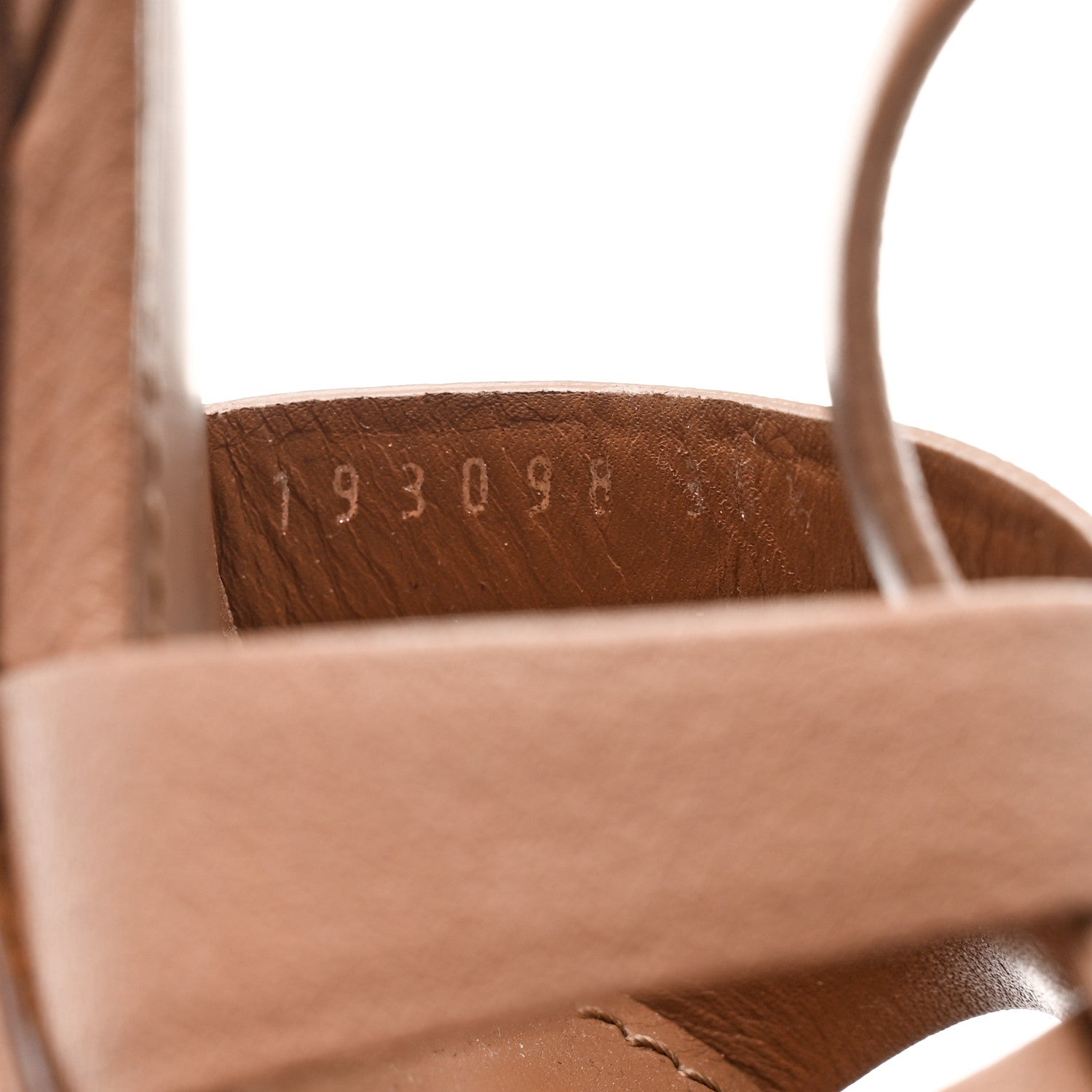 Saint Laurent Calfskin Tribute 105 Platform Sandals 38.5 Caramel 6 of 8
