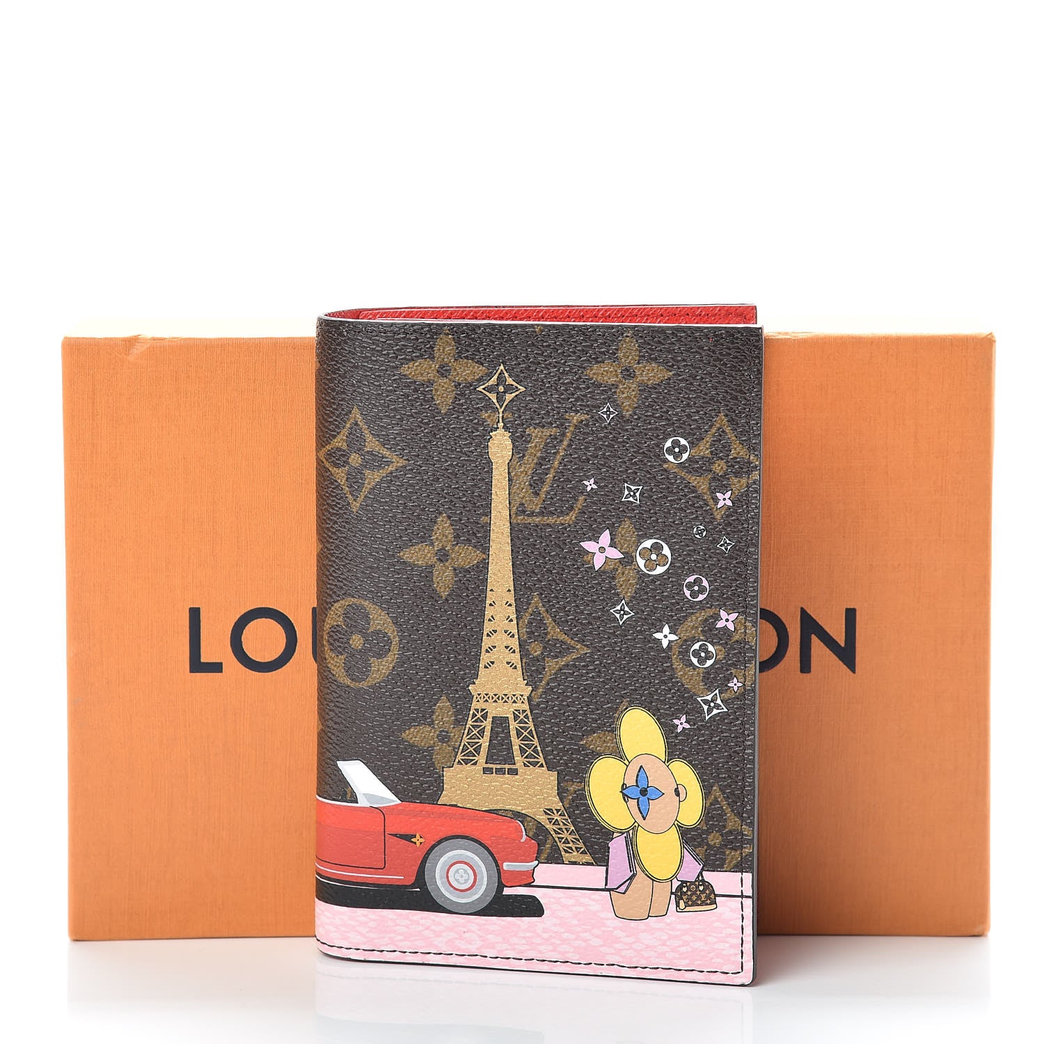 Louis Vuitton Monogram 2019 Christmas Animation Passport Cover Rouge 8 of 8