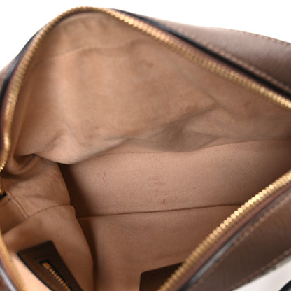 Gucci GG Supreme Monogram Small Horsebit 1955 Shoulder Bag Beige Brown Sugar 5 of 12