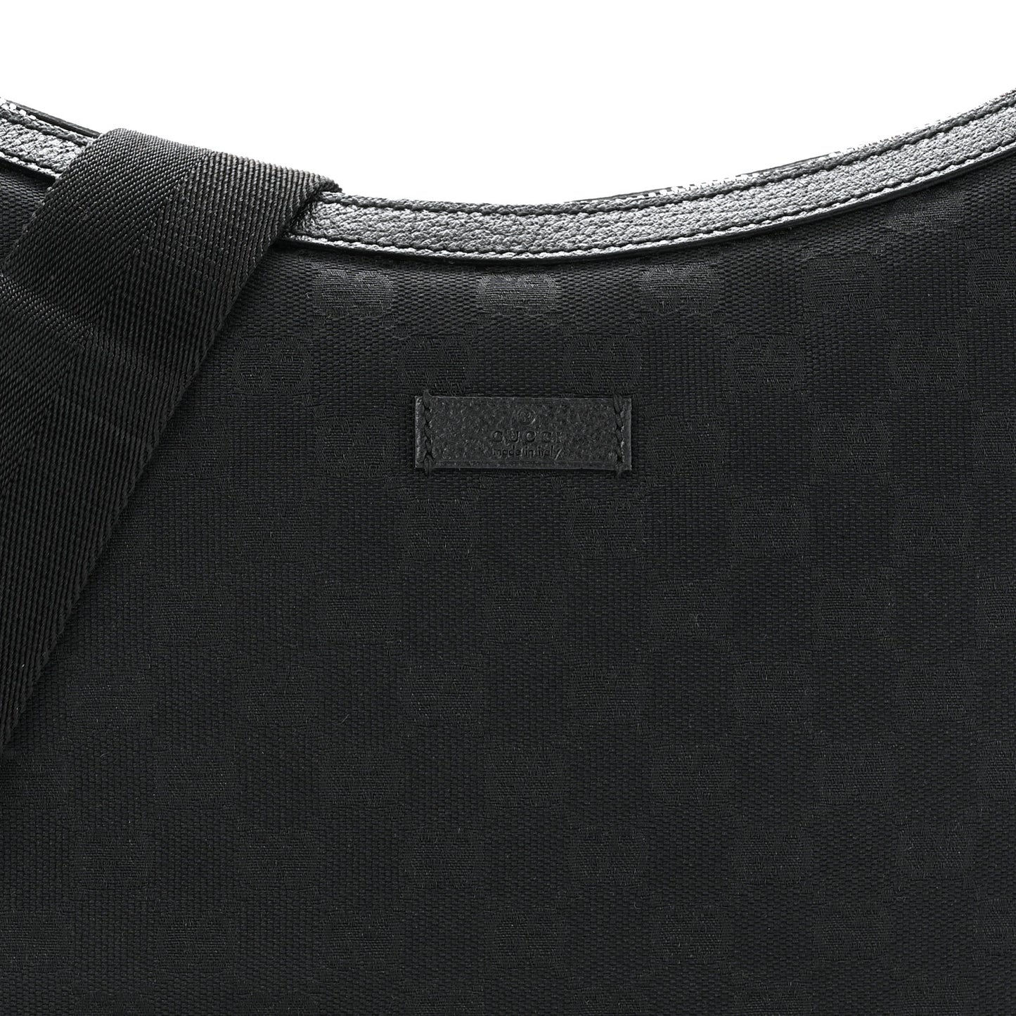 Monogram Medium Half Moon Hobo Black