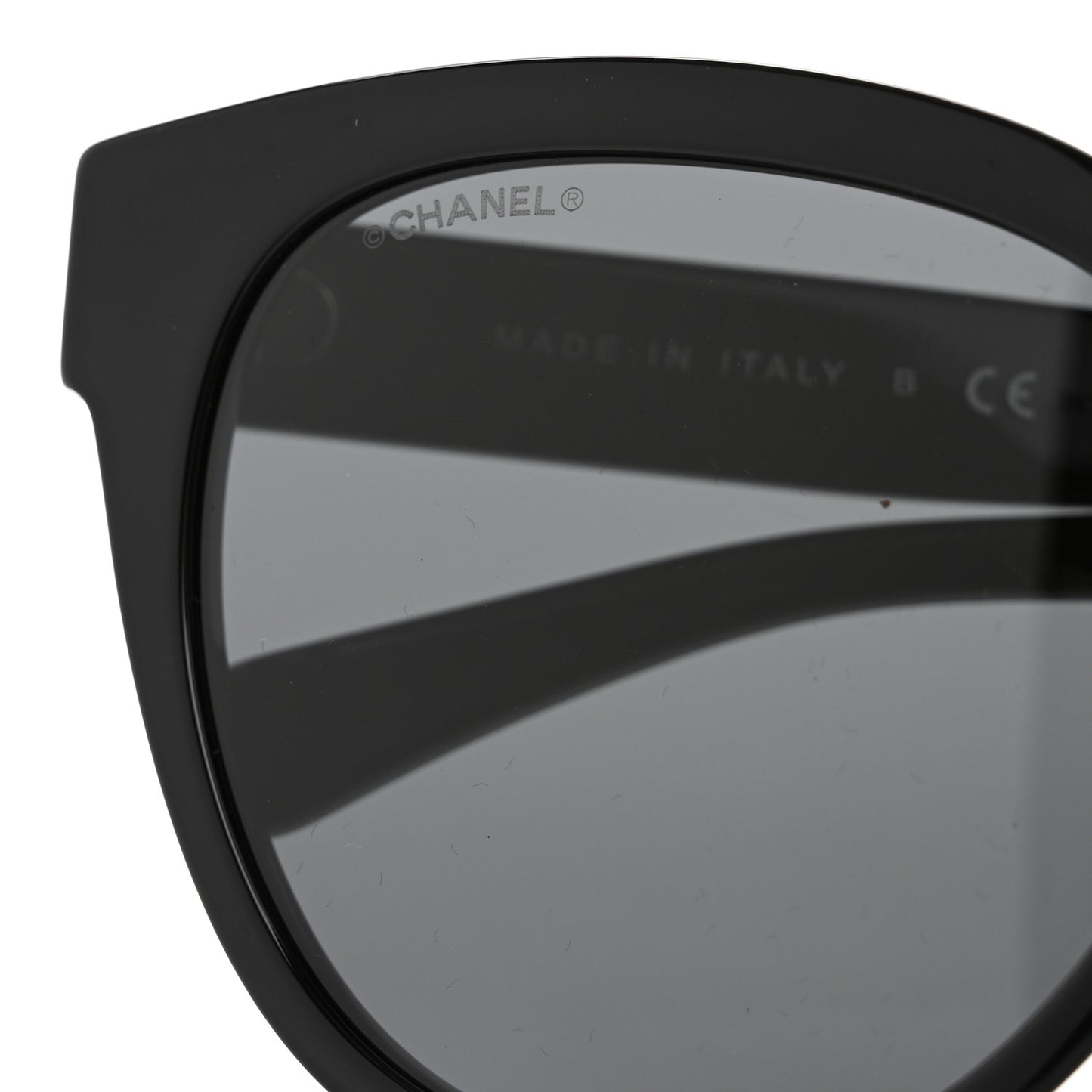 Acetate CC Butterfly Sunglasses 5414-A Black