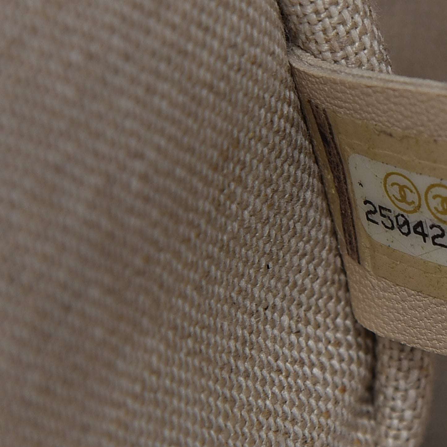 Canvas Large Iliad Shopping Tote Beige