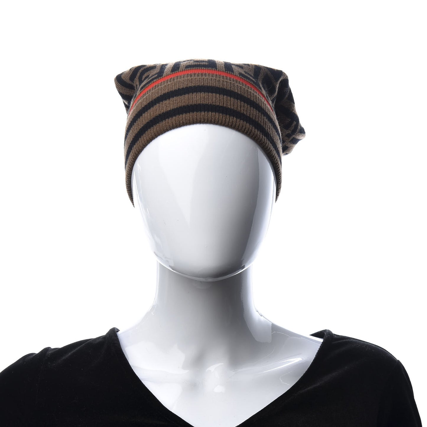 Cashmere Wool Beanie Tobacco Rosso