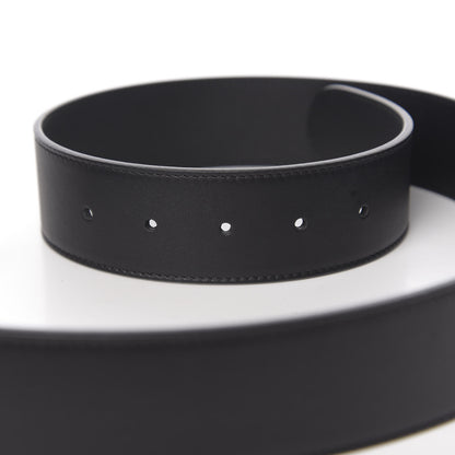 Gucci Moon Calfskin Pearl Double G 40mm Belt 85 34 Black Cream 4 of 5