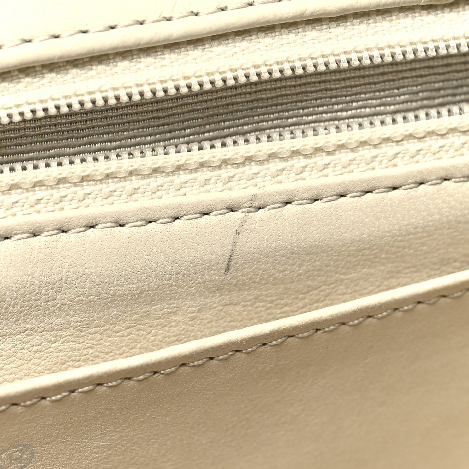 Chanel Ostrich Jumbo Single Flap Light Beige 12 of 15