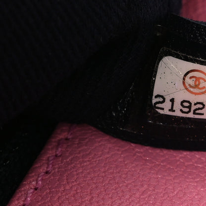 Chanel Shiny Goatskin Quilted Small Double Carry Waist Chain Flap Pink 7 of 10