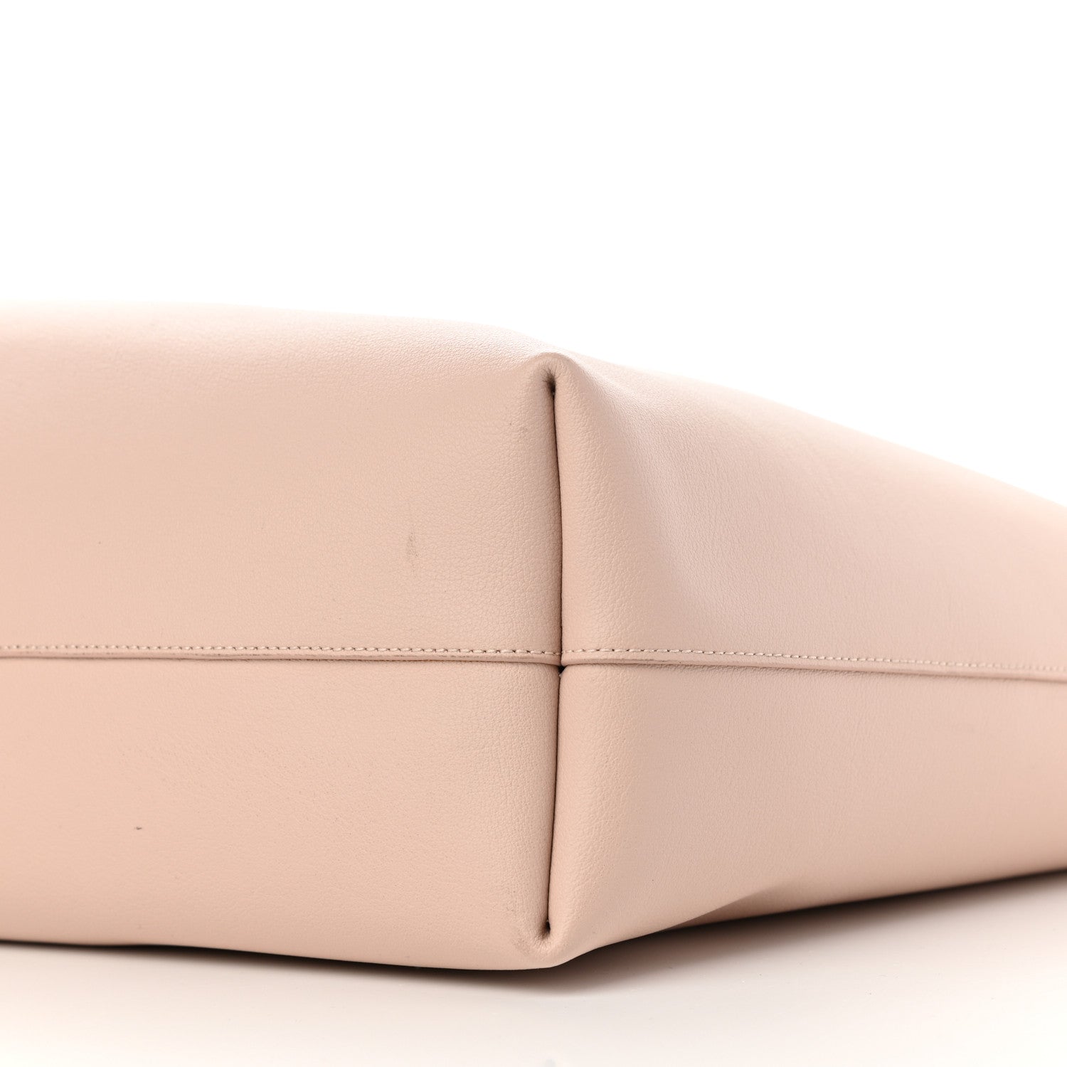 Saint Laurent Calfskin Large Shopping Tote Pale Blush 11 of 13