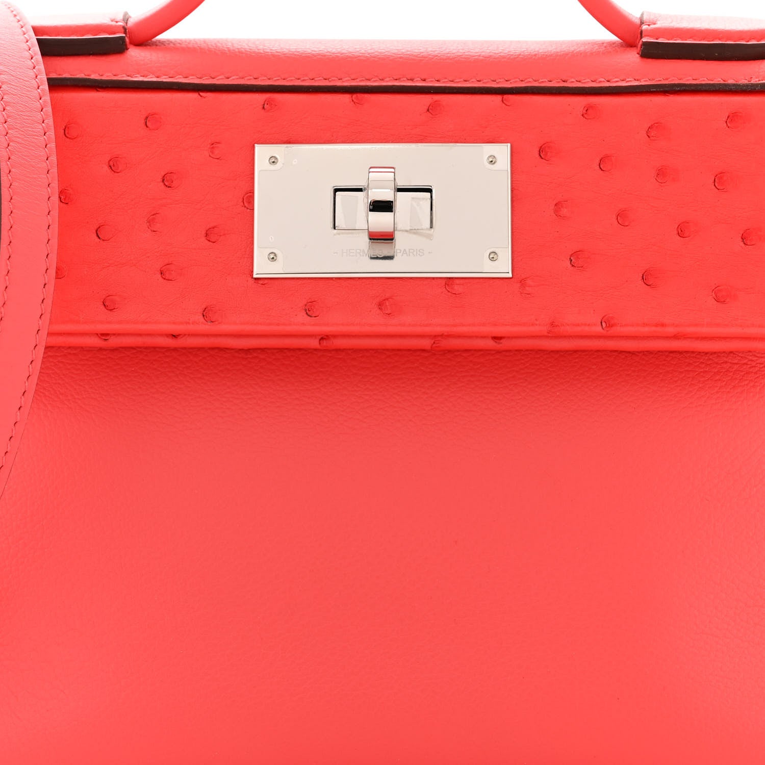 Hermes Evercolor Ostrich Touch 24/24 21 Rose Texas 8 of 10