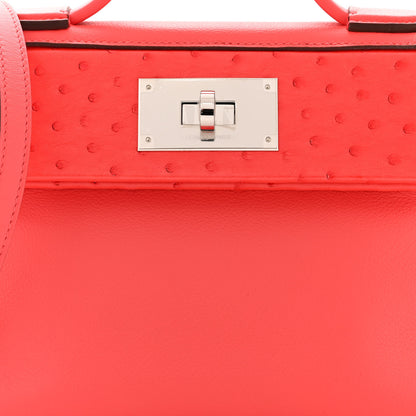 Hermes Evercolor Ostrich Touch 24/24 21 Rose Texas 8 of 10