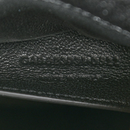 Saint Laurent Grain de Poudre Medium Classic Monogram Cassandra Top Handle Black 8 of 9