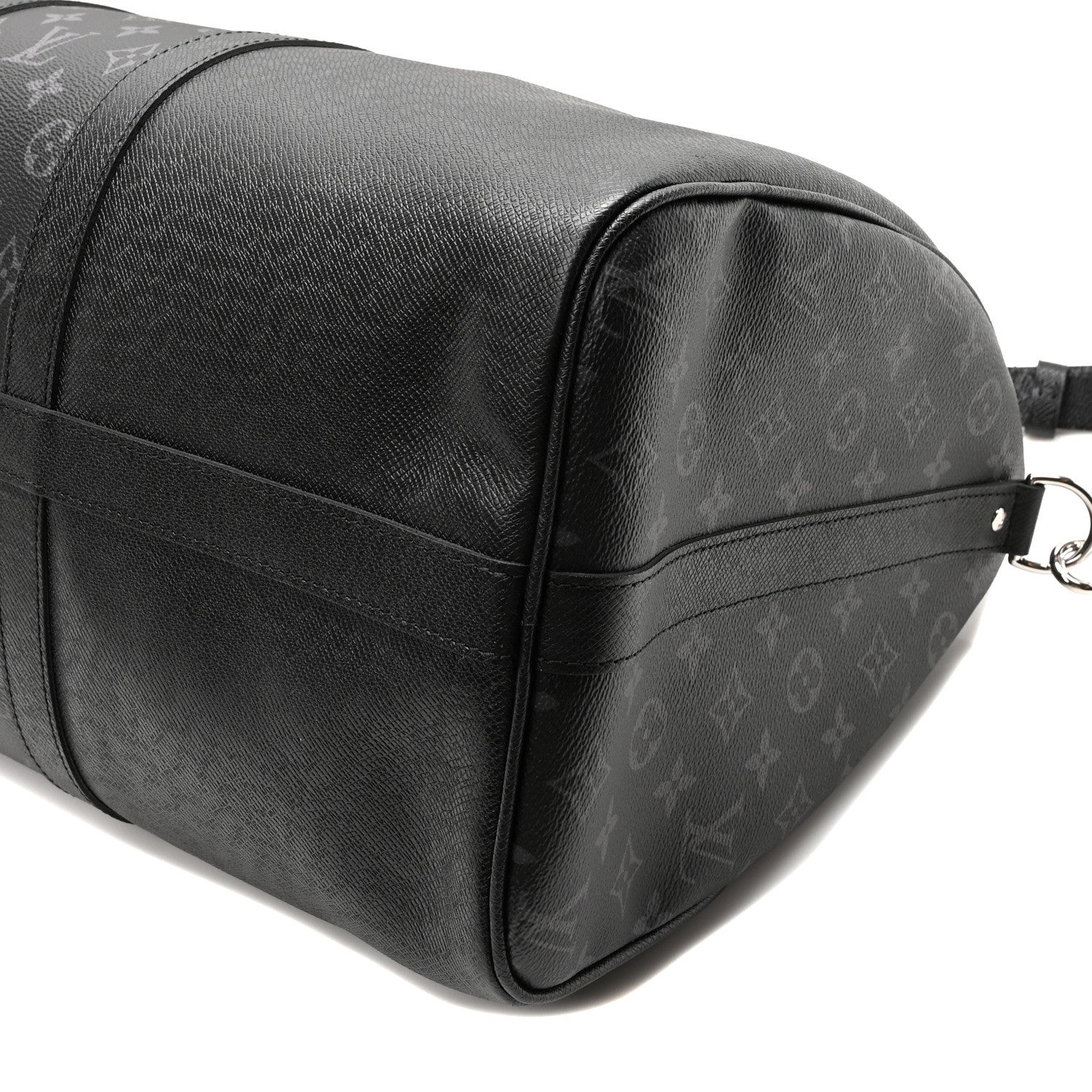 Louis Vuitton Taiga Monogram Eclipse Keepall Bandouliere 50 Black 9 of 9
