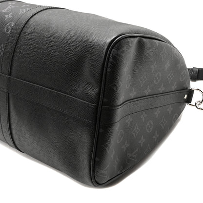 Louis Vuitton Taiga Monogram Eclipse Keepall Bandouliere 50 Black 9 of 9